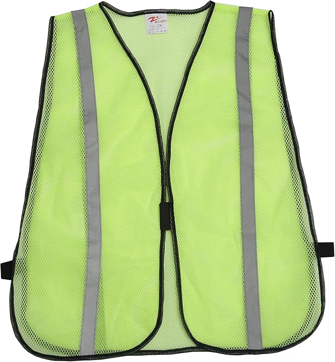 zojo High Visibility Safety Vests,Adjustable Size,Lightweight, Wholesale Reflective Vest for Outdoor Works, Cycling
