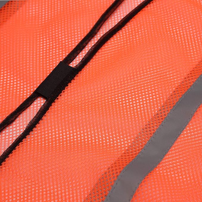 zojo High Visibility Safety Vests,Adjustable Size,Lightweight, Wholesale Reflective Vest for Outdoor Works, Cycling