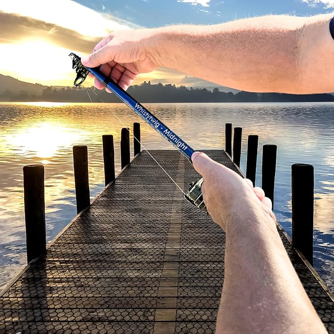 Whistytwig Telescopic Fishing Rod - Versatile Retractable Telescoping Fishing Pole, Collapsible Fishing Rod, Ideal Travel Rod