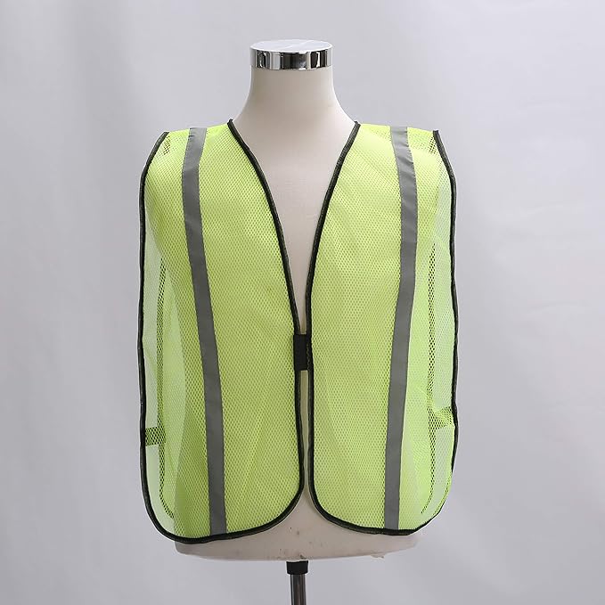 zojo High Visibility Safety Vests,Adjustable Size,Lightweight, Wholesale Reflective Vest for Outdoor Works, Cycling
